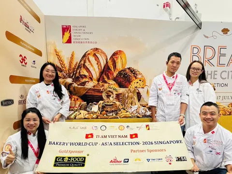 Bánh mì Việt ghi dấu ấn tại World Cup Bakery Asia 2026