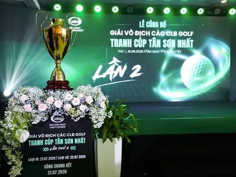 Hơn 10 tỷ đồng giải thưởng tại Giải Vô địch các CLB Golf tranh cúp Tân Sơn Nhất lần 2